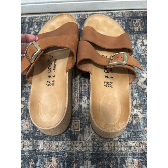 Papillio by Birkenstock Gabriela Platform Sandal Nubuck Women's Size 10 Or 42 - Picture 4 of 6